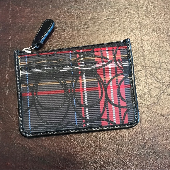 Coach Accessories - Coach tartan mini skinny plaid